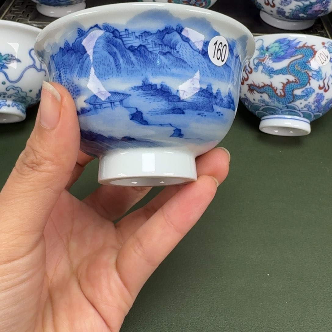 沙沙手工手绘茶具160