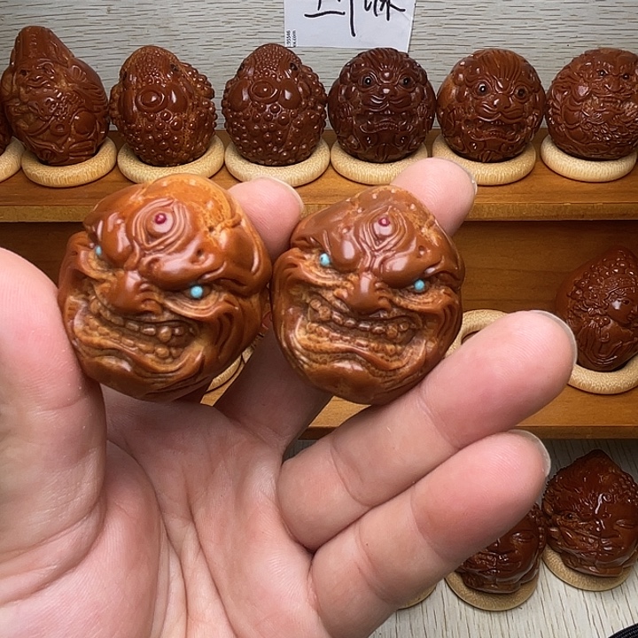 ****.橄榄核手串/手链镶嵌恶僧