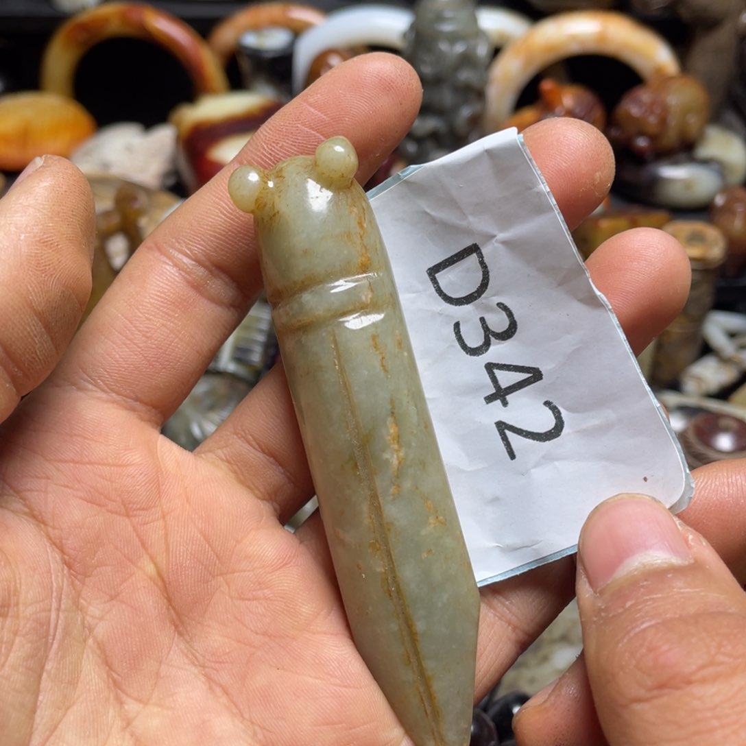 和田玉（糖玉）挂件未镶嵌