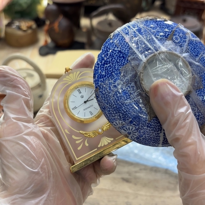 有机玻璃古美术置物摆件