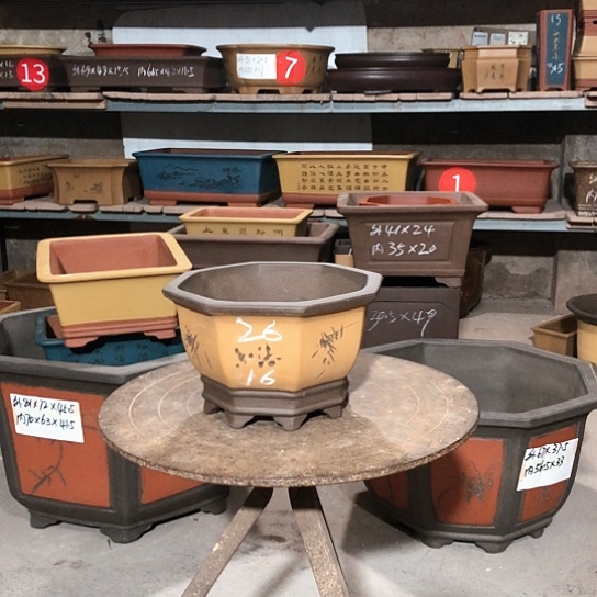 紫砂紫砂花盆包邮