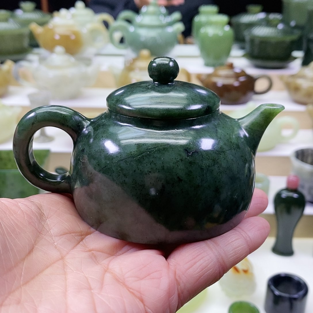 和田玉茶壶未镶嵌
