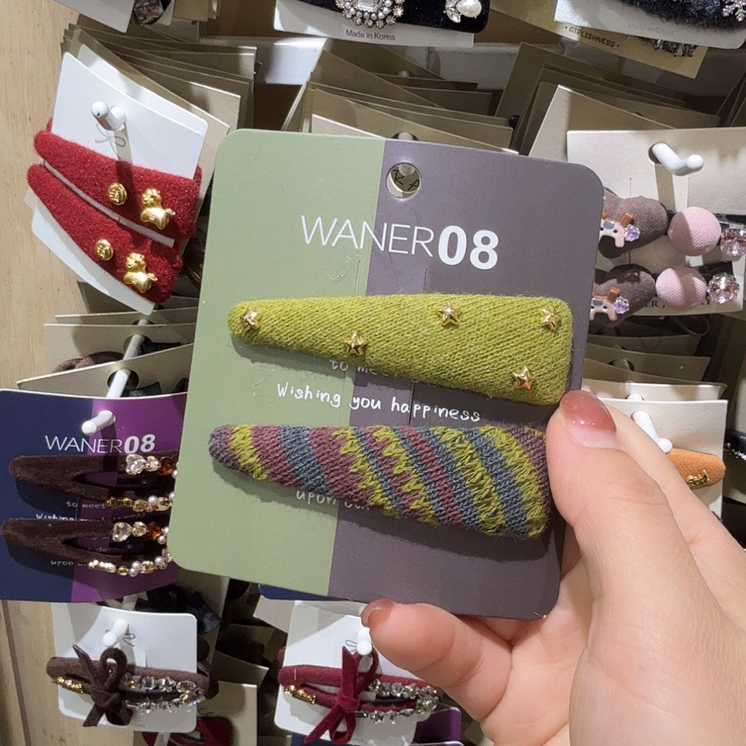 布艺非金属绿色三角拜拜