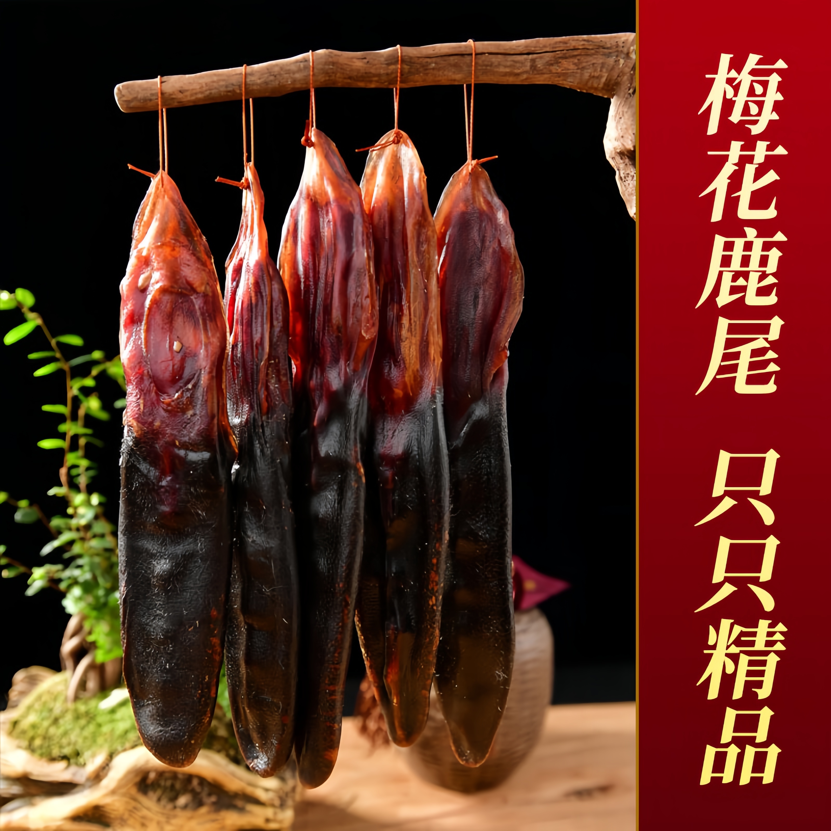 【御鹿堂】东北鹿乡干鹿尾滋补泡酒煲汤营养养生产地直发