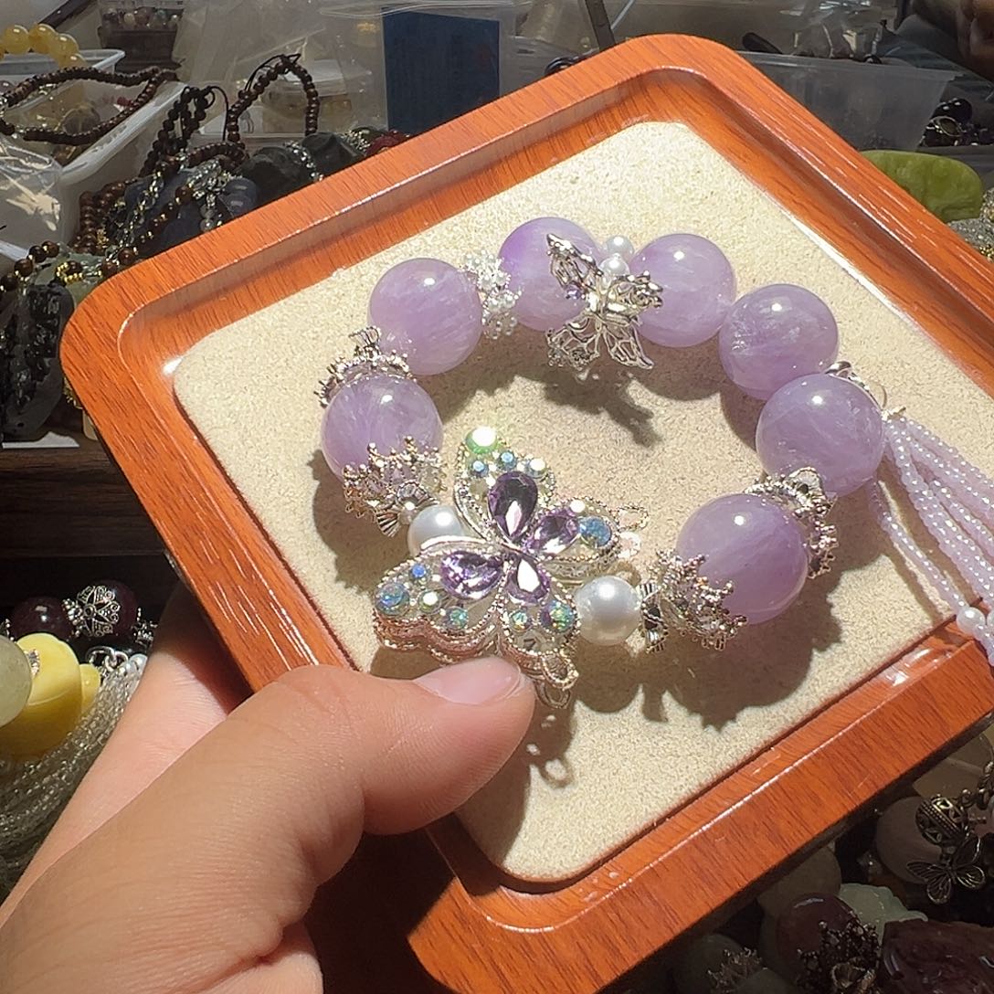 手链14K金镶嵌水晶水晶手链