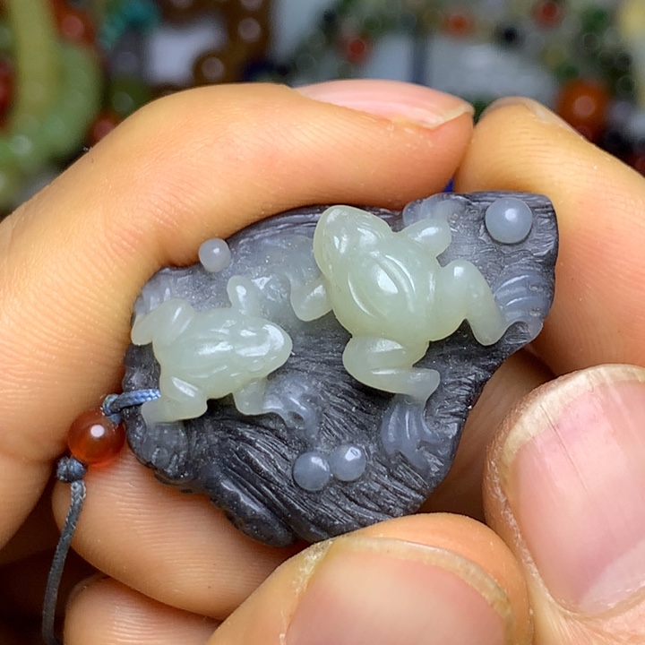 和田玉未镶嵌挂件