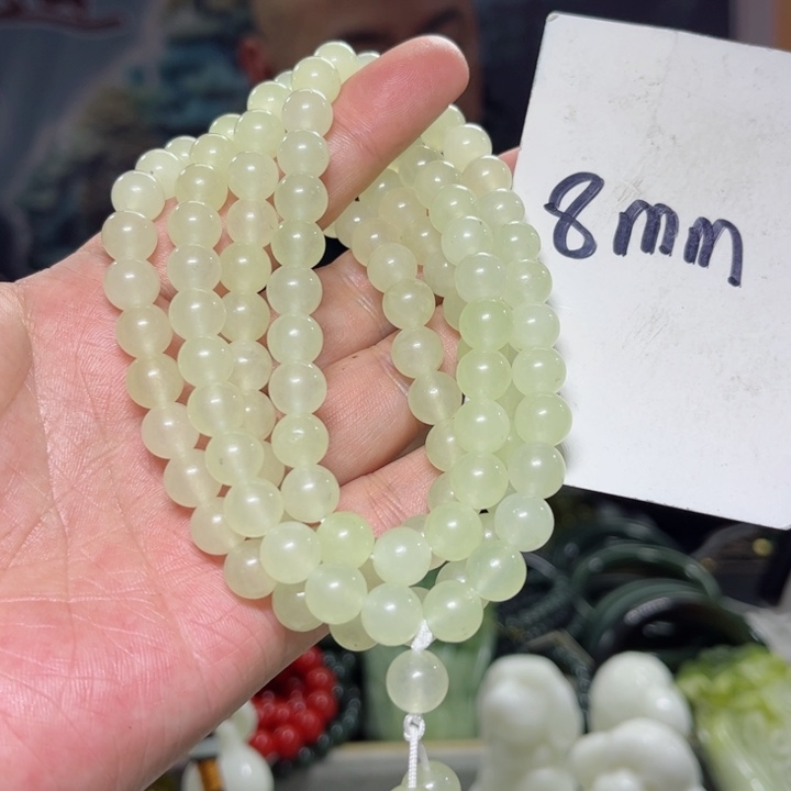 蛇纹石玉颈饰多样性发货未镶嵌