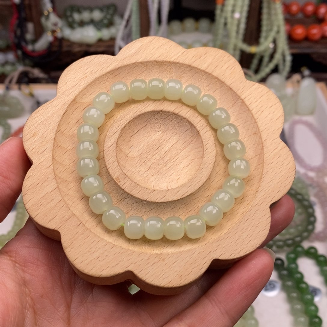 和田玉手链未镶嵌L****U