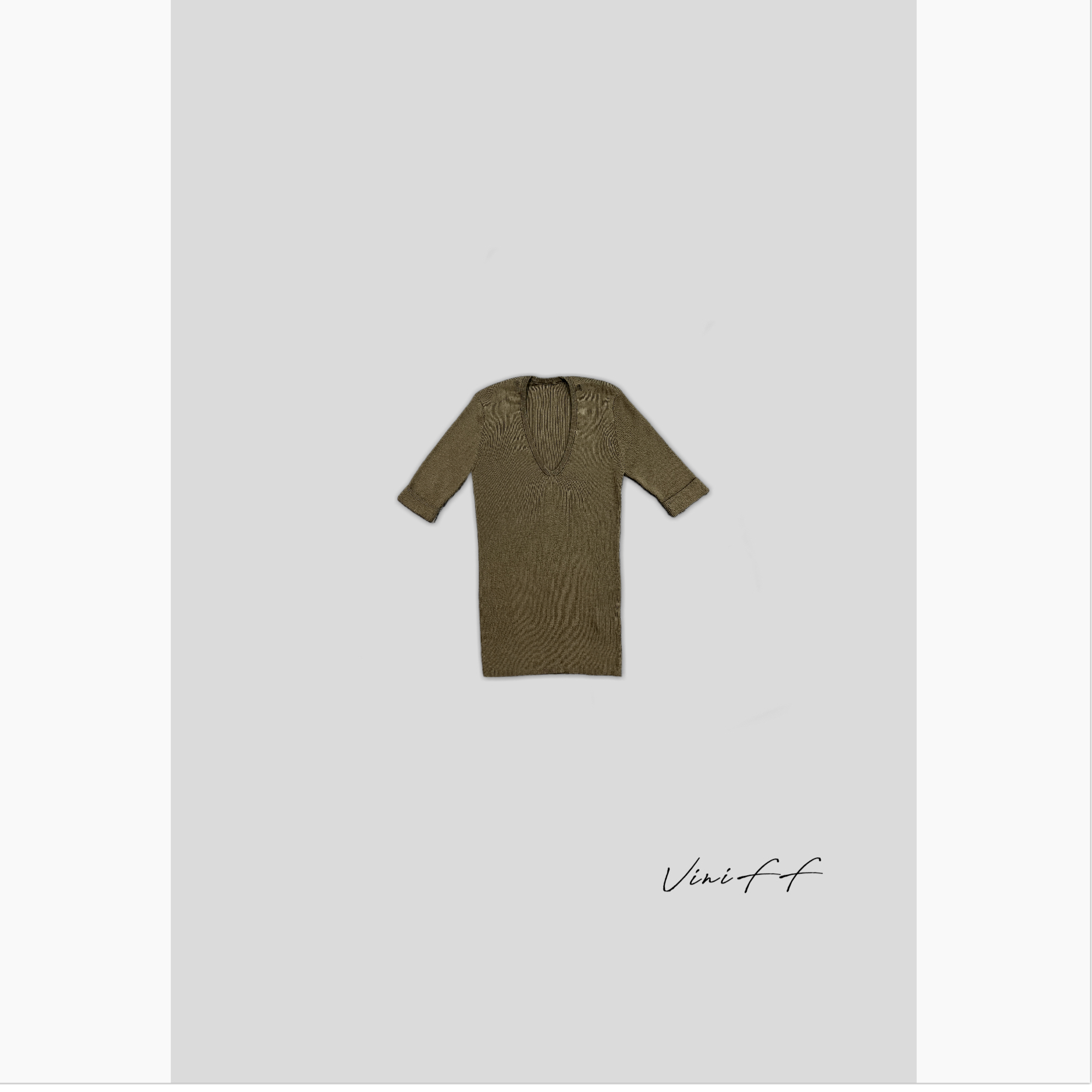ViniFF薇妮｜ 【反季】80V领针织衫WA5CZ019