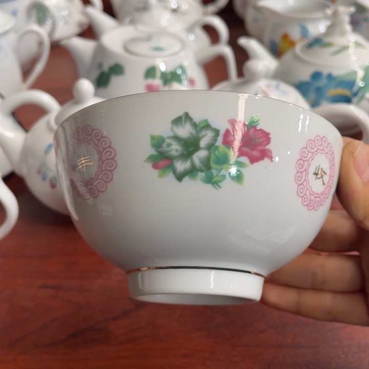 醴陵釉下印花米饭碗11.5cm 星火