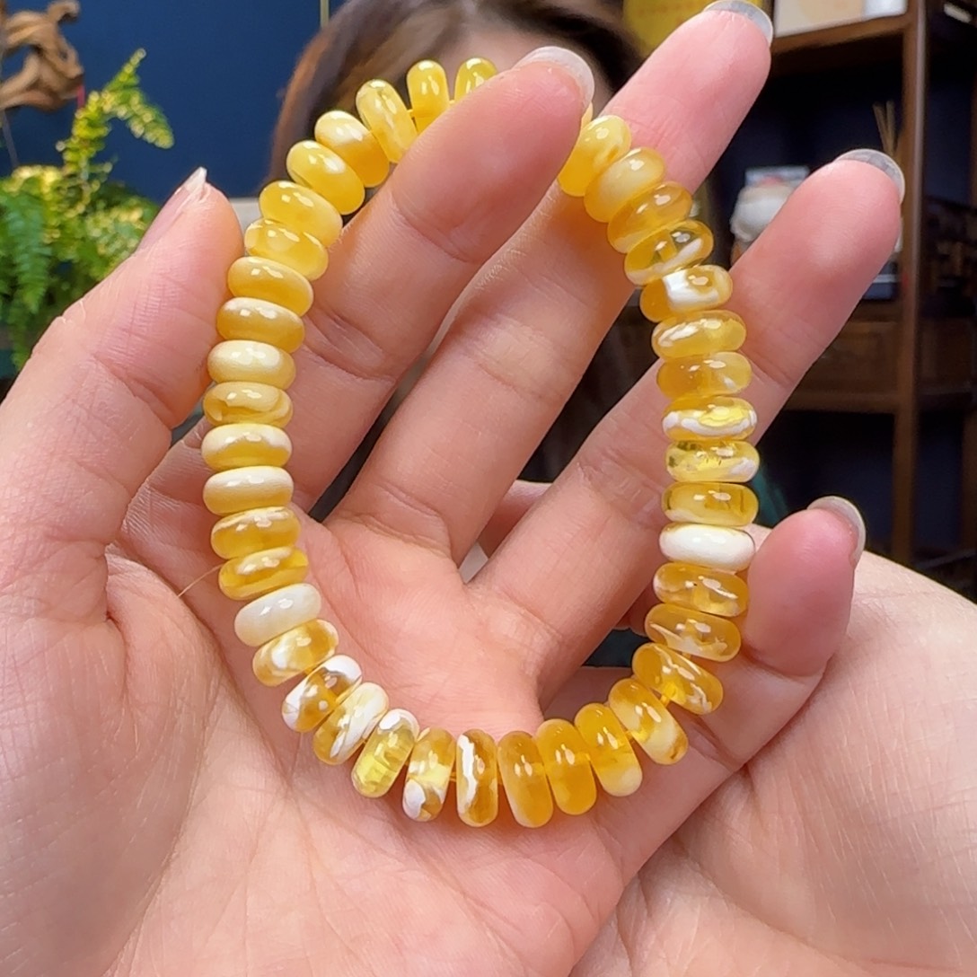 蜜蜡颈饰未镶嵌?*依11111111111