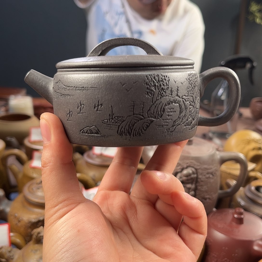 茶壶紫泥宜兴紫砂