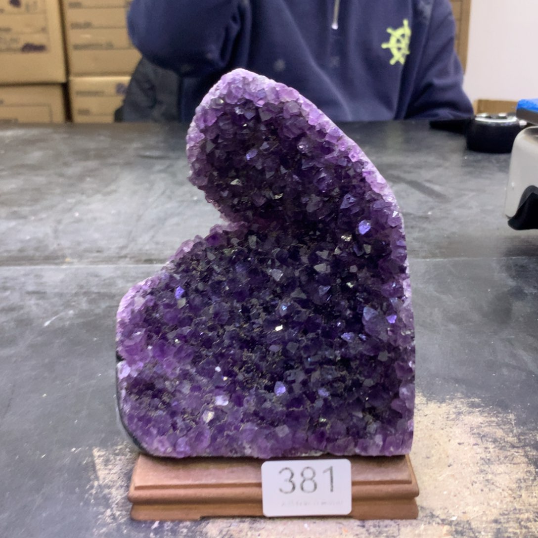 水晶摆件未镶嵌乐*紫晶381