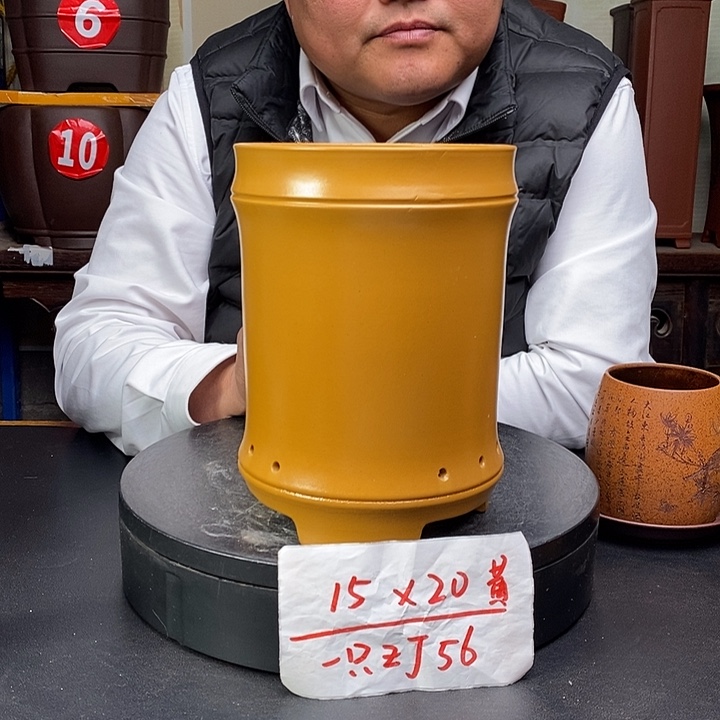 紫砂花盆货号一只ZJ56