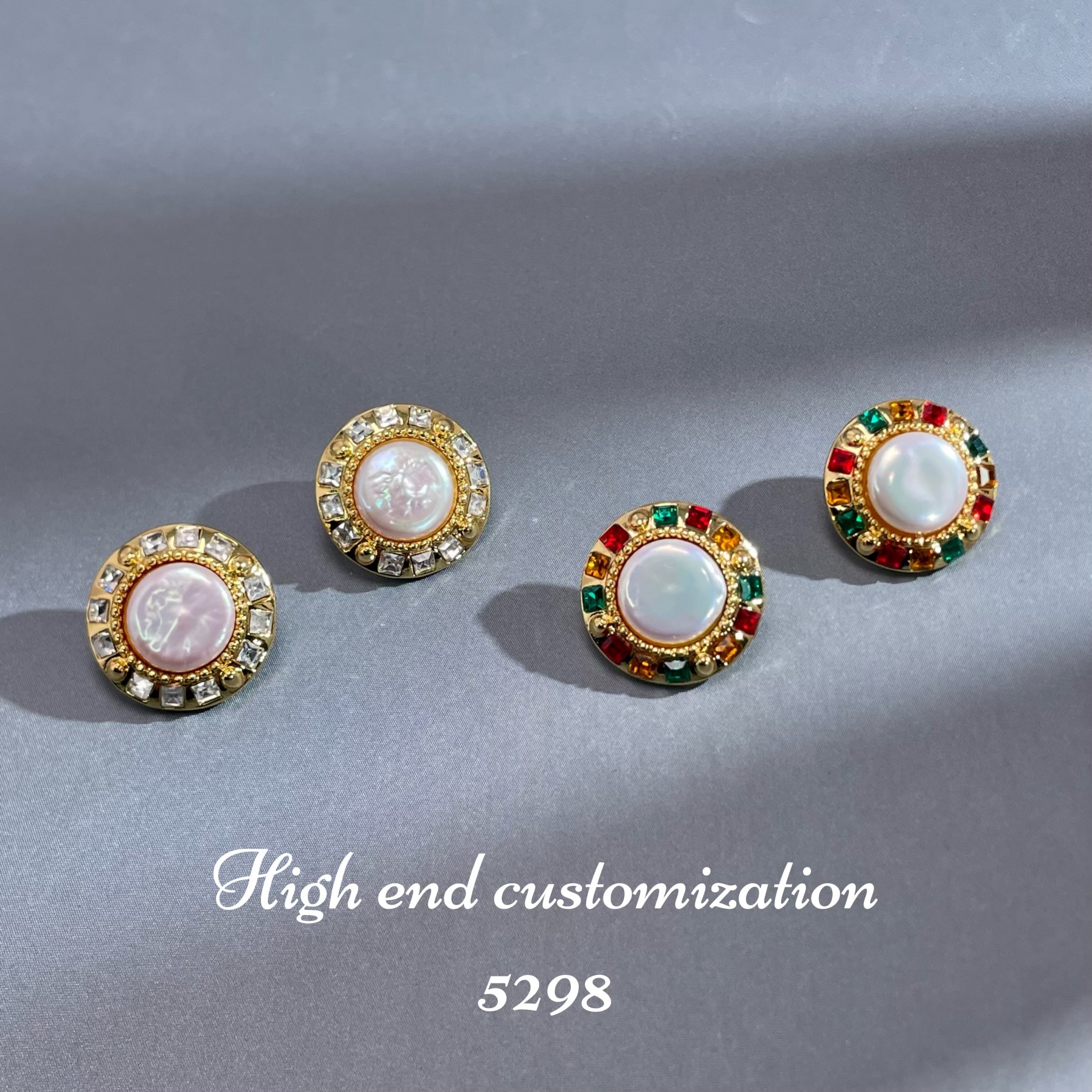 铜合金耳饰 设计师款时尚耳饰~5298