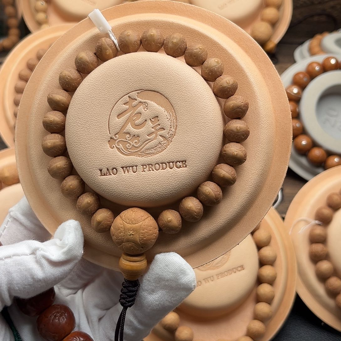 凤眼菩提手串水*人精品10.5飞碟