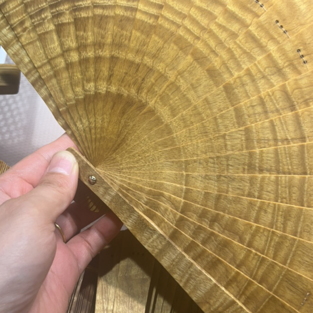 材质单把有纹理扇子通货