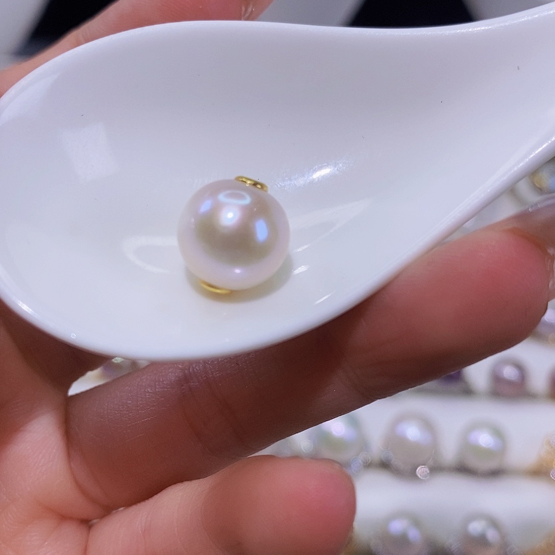 淡水珍珠颈饰银S925镶嵌