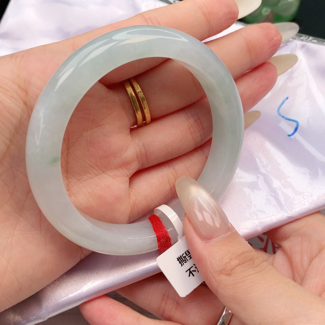 未镶嵌手镯翡翠正圈56 0908