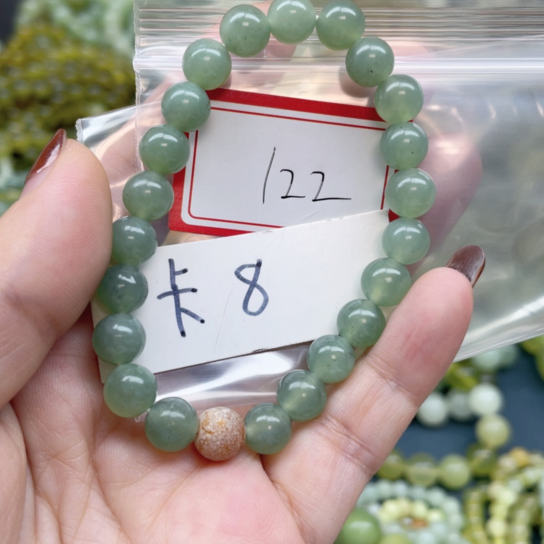 未镶嵌蛇纹石玉手串