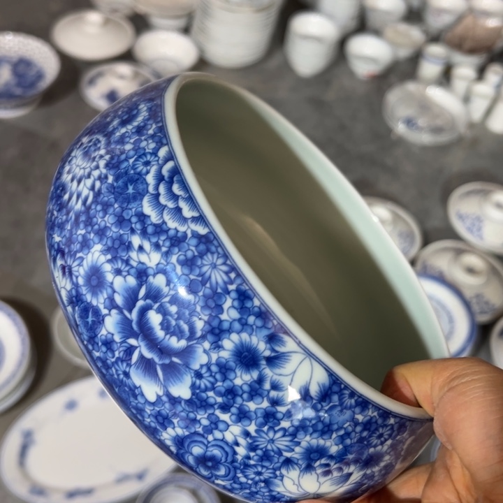 陶瓷万花茶洗一个