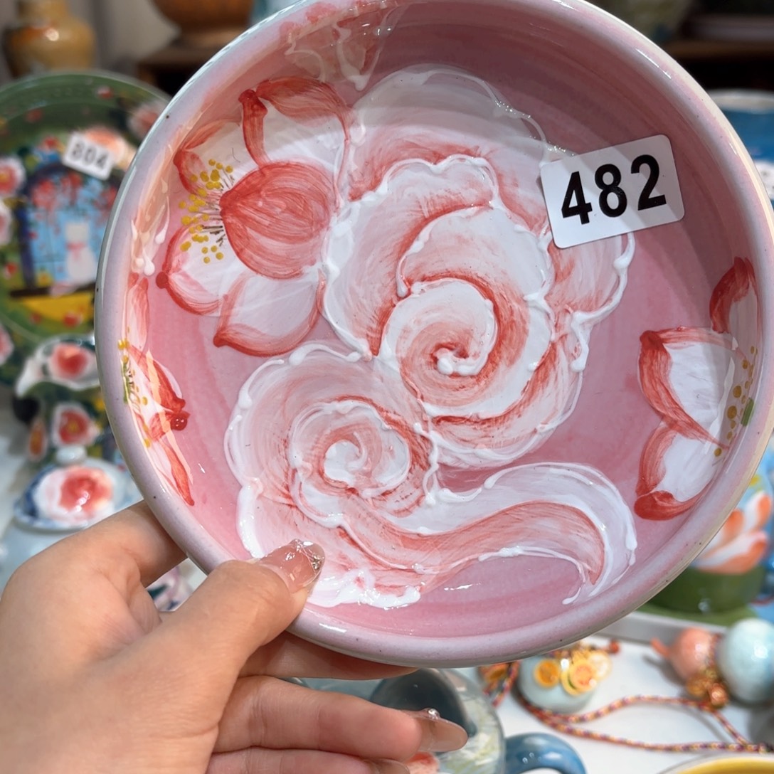 景德镇手绘高温釉下彩陶瓷茶具