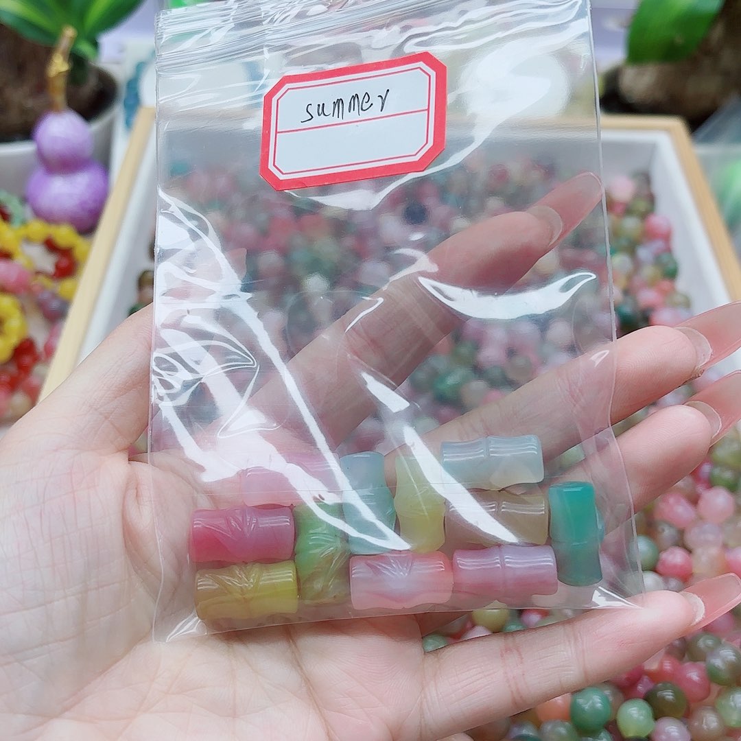 S***r玛瑙/玉髓未镶嵌手链盐源9