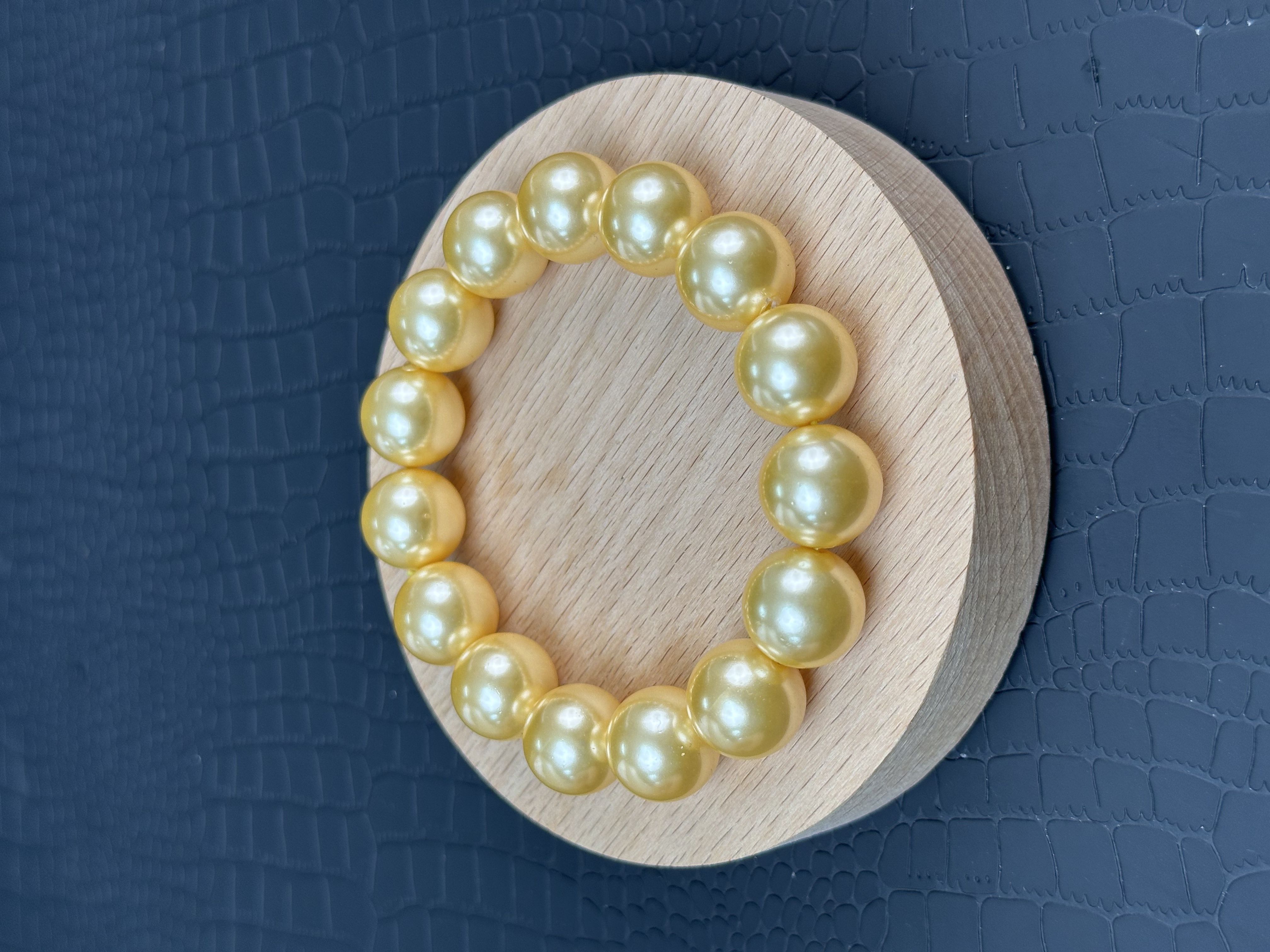 E3海水南洋金贝14m手串时尚百搭女款