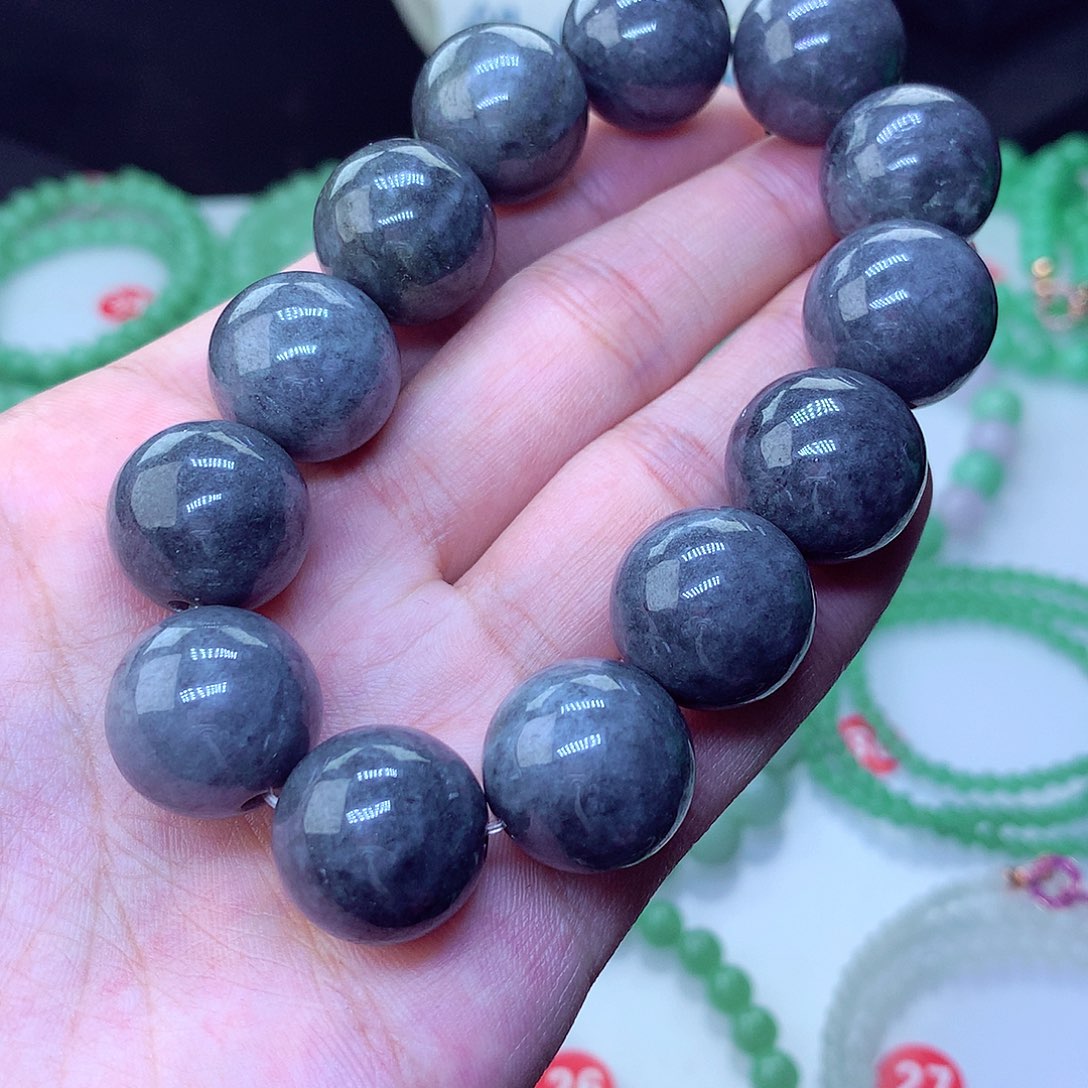 翡翠毛衣链未镶嵌