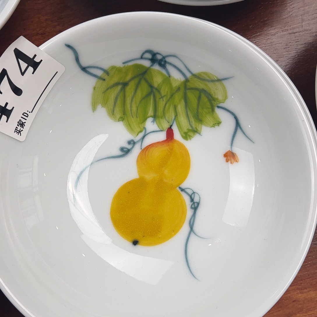 瓷片景德镇陶瓷手工手绘制作