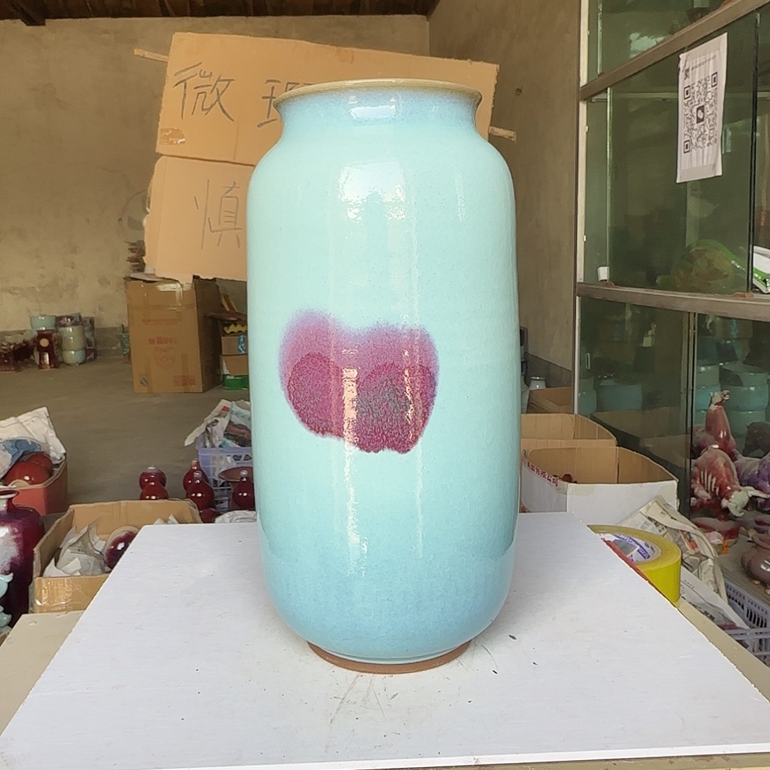 陶摆件郑家钧窑摆件微