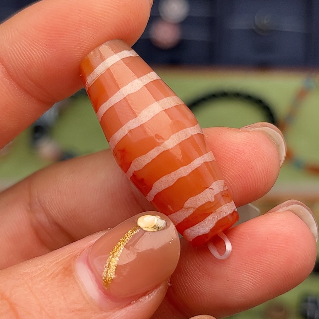 玛瑙/玉髓单珠未镶嵌