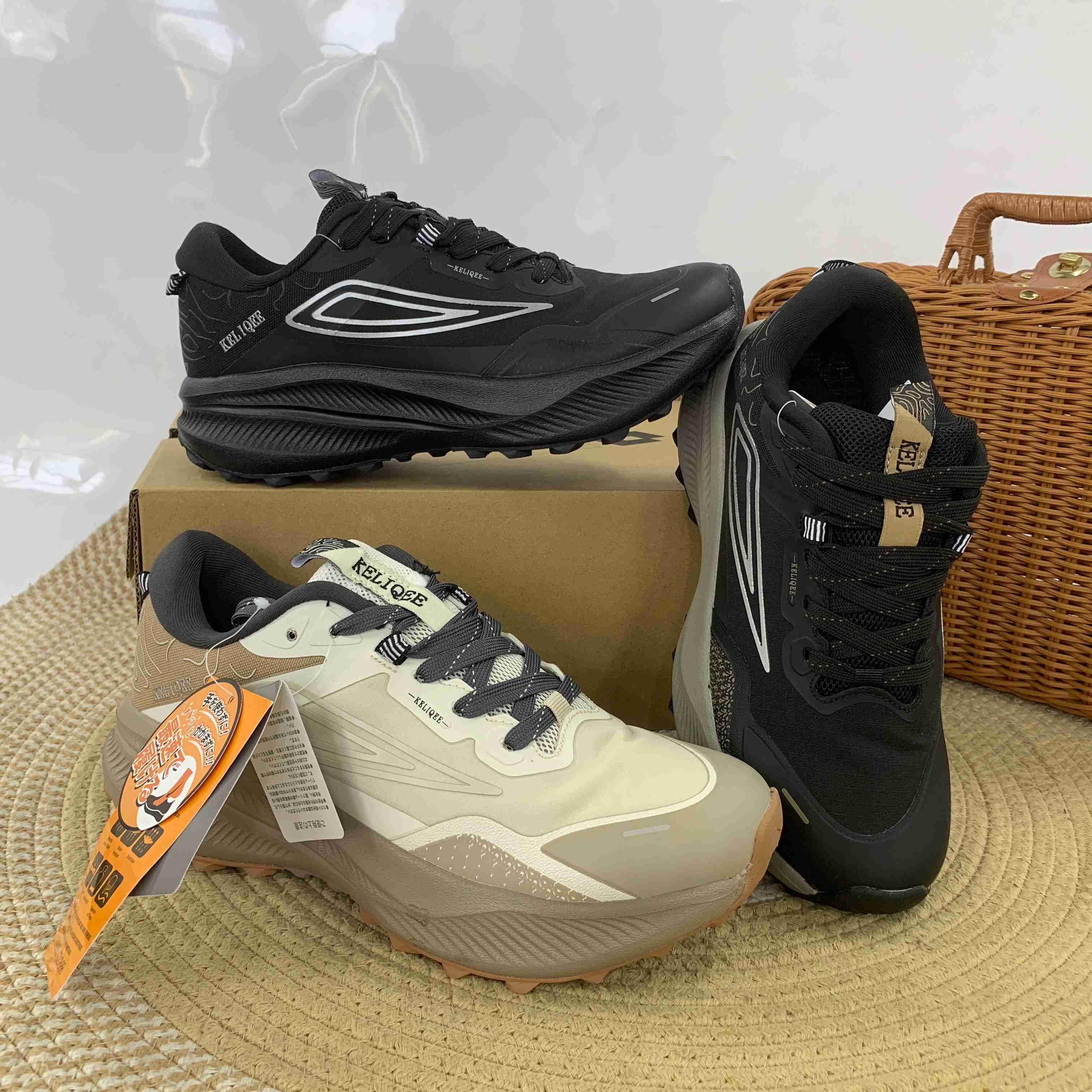 C055（运动码）男女鞋 潮流新款低帮系带轻便舒适时尚休闲运动鞋1仓