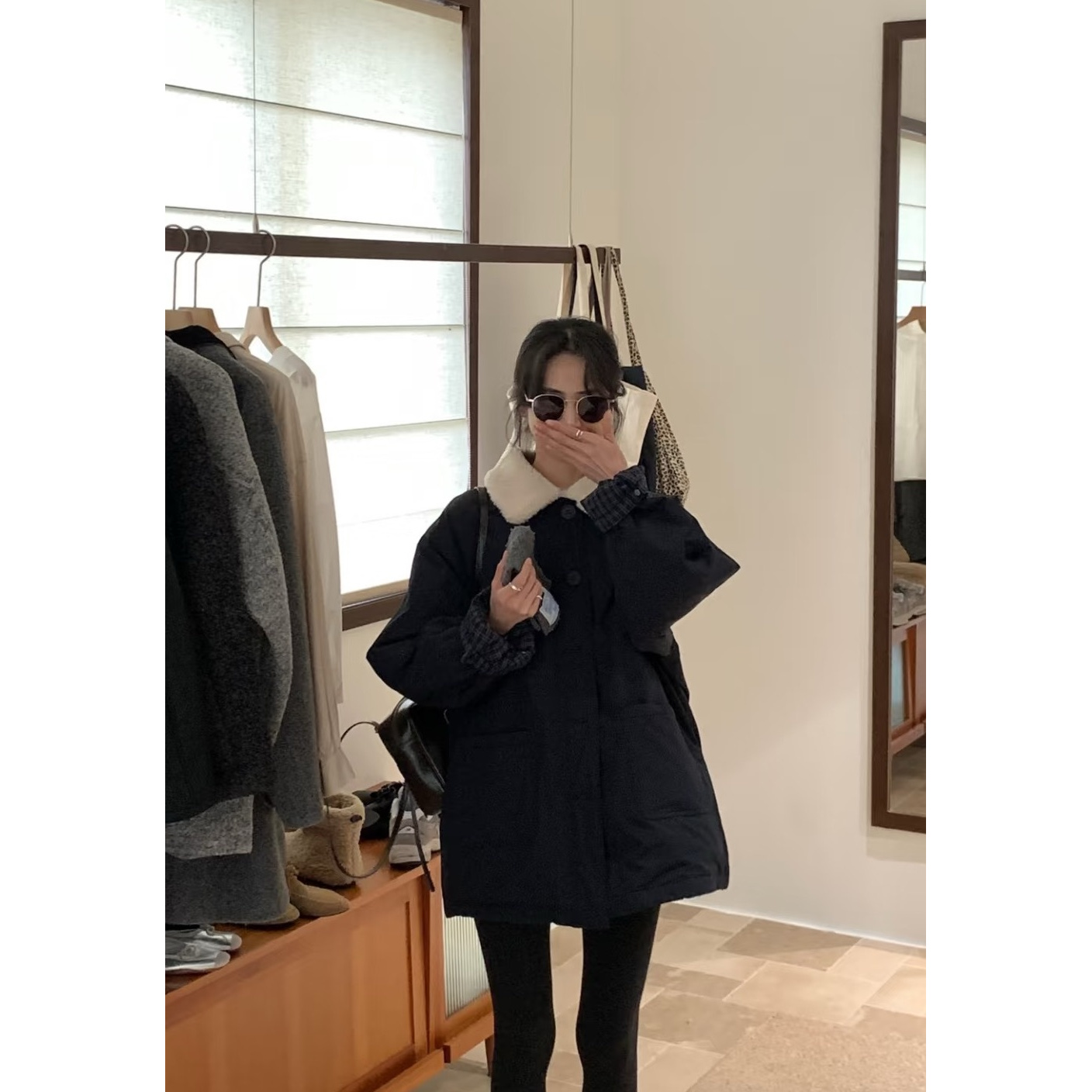 韩代. 巴恩风棉服 巨保暖 L25101038