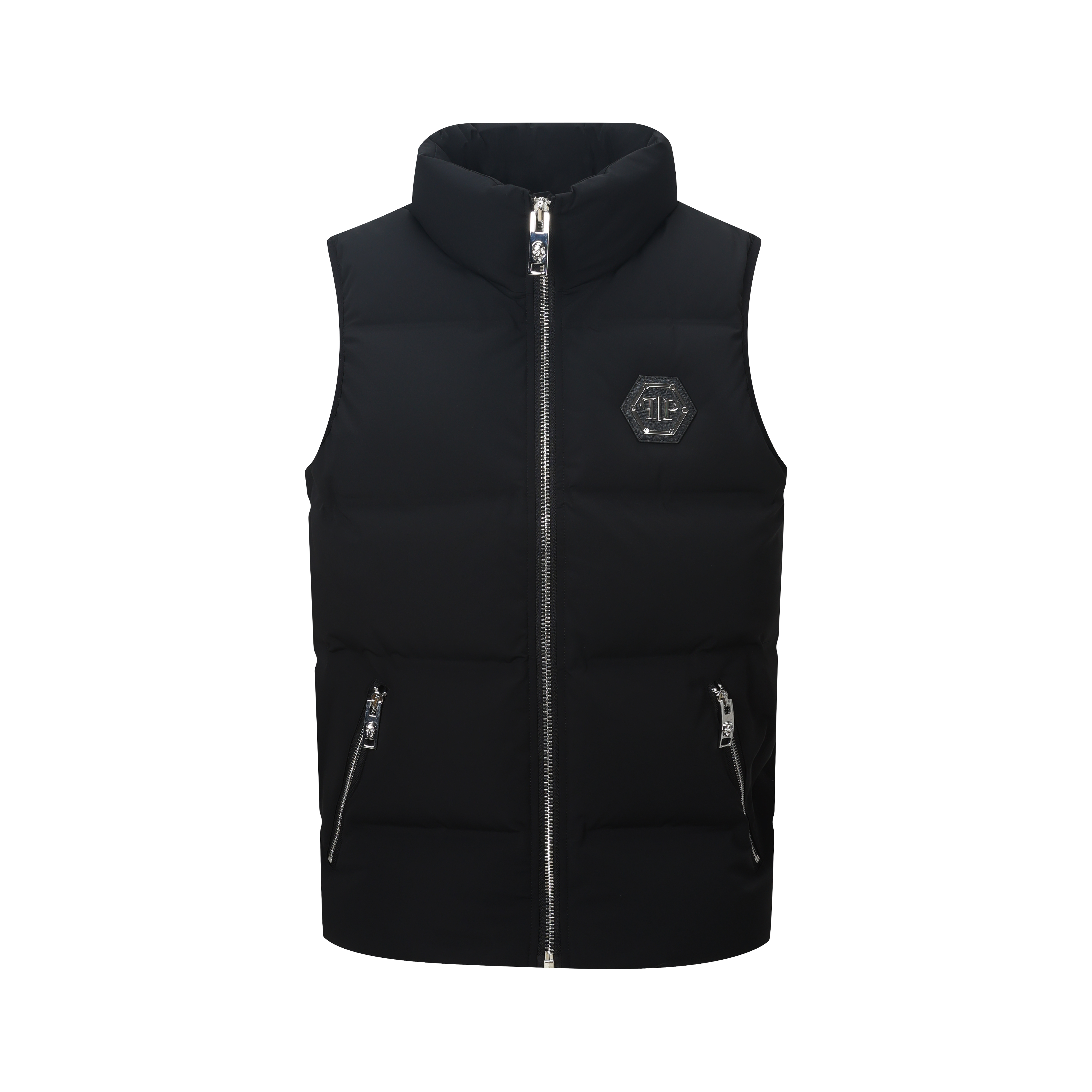 2024新款羽绒服 男士黑色亮面时尚保暖鸭绒夹克外套