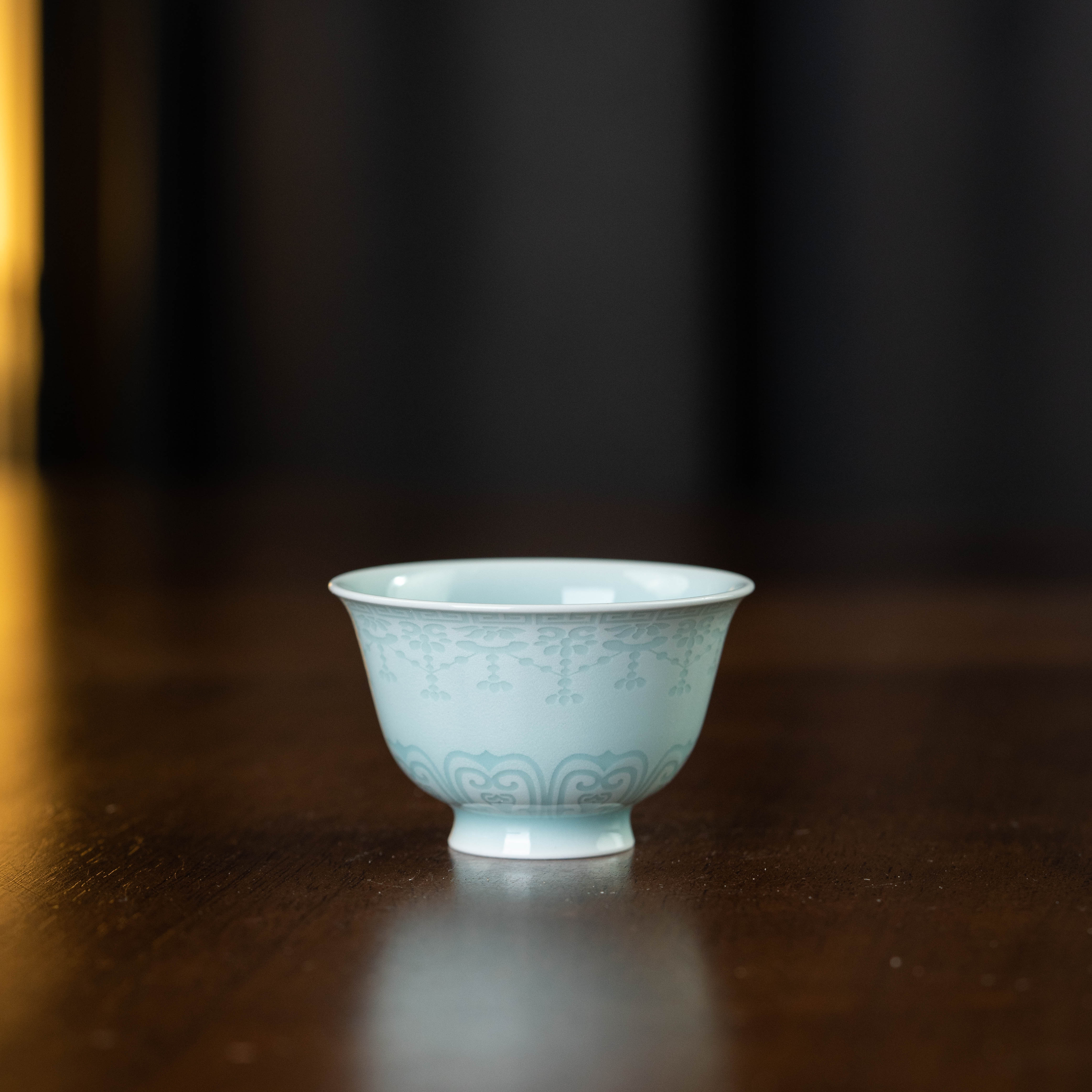 【舒禾】粉青樱落花神杯 50cc 家用茶周边