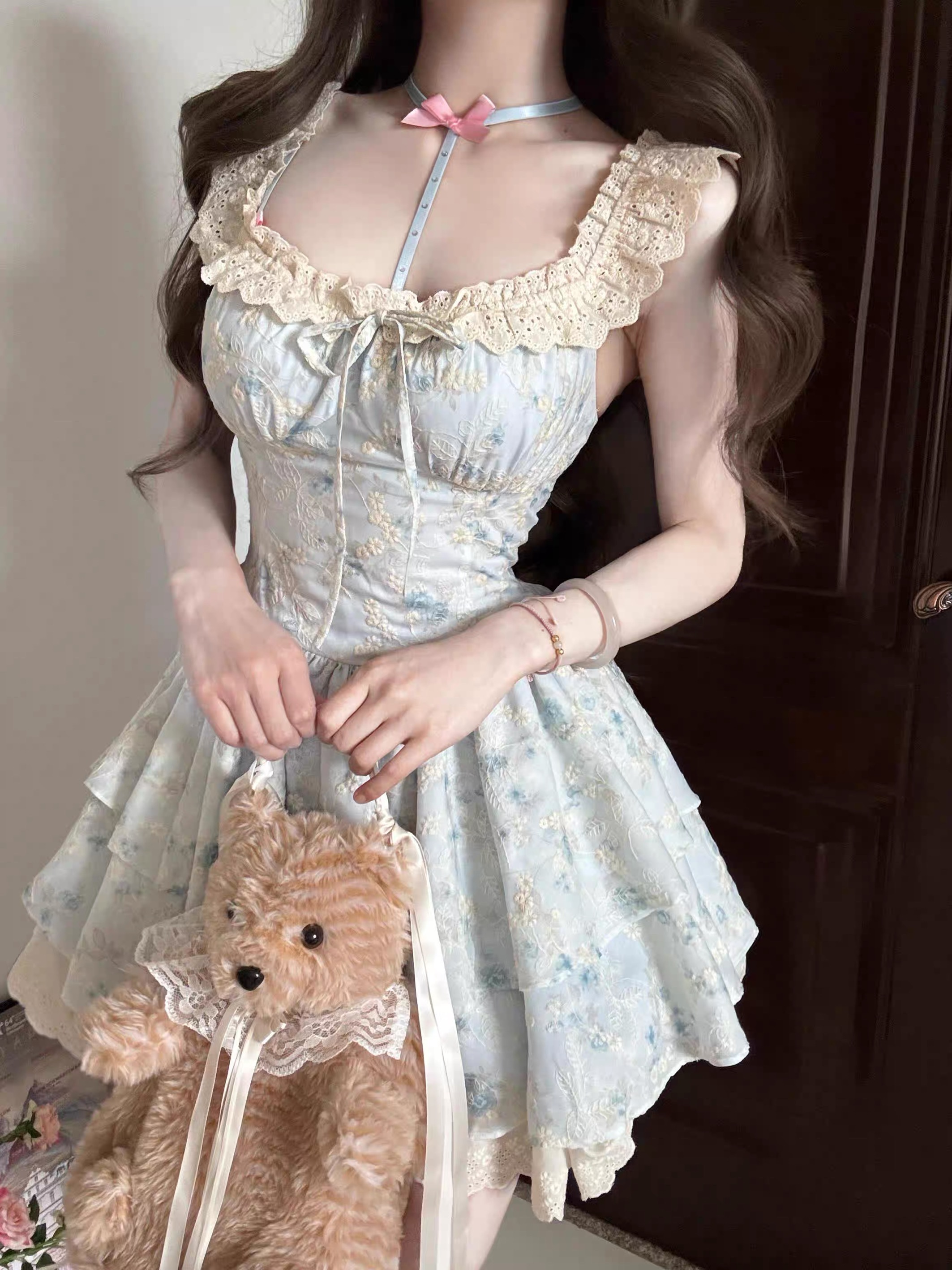 【B11-B20款点这里】法式气质显瘦连衣裙