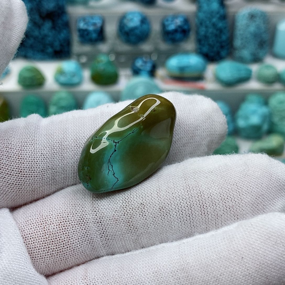 绿松石珠宝奇石未镶嵌