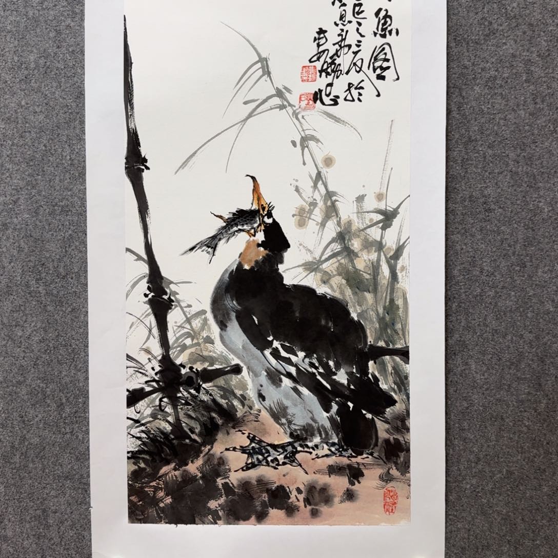 国画娄鹏老师手绘作品