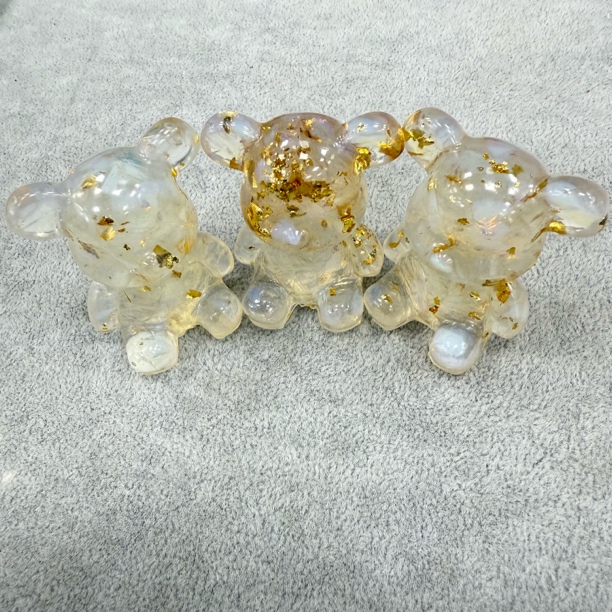 【书记甄选】原创蛋白石暴力熊摆件 多样性发一件 BB873