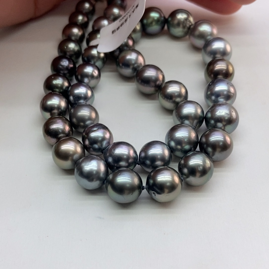 海水珍珠项链银S925镶嵌