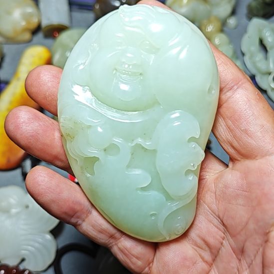 颈饰未镶嵌和田玉無*