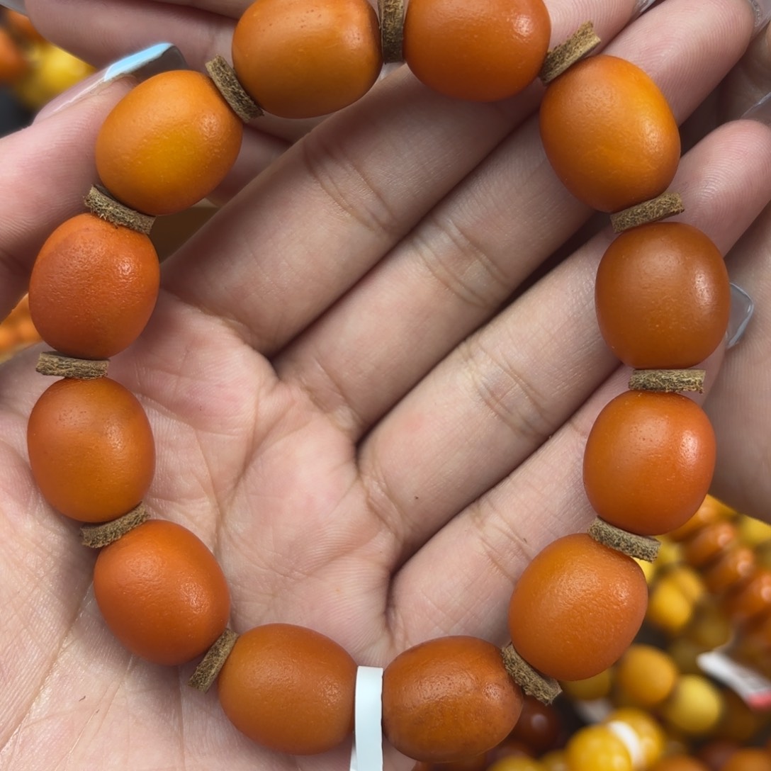 未镶嵌琥珀手链蜜蜡