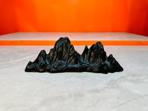 天然灵璧石雕刻家居办公桌文房茶宠鱼缸造景观赏摆件尺寸25 7 9