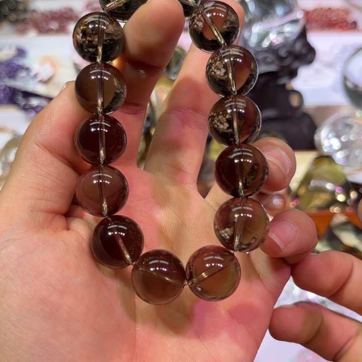 【闪购商品】水晶手链未镶嵌茶水晶