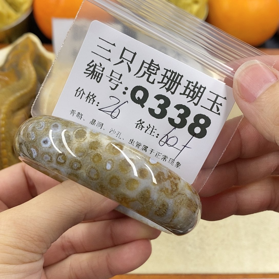 硅化珊瑚（珊瑚玉）1未镶嵌图*