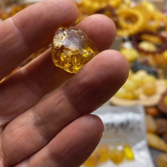 未镶嵌蜜蜡手串吊坠