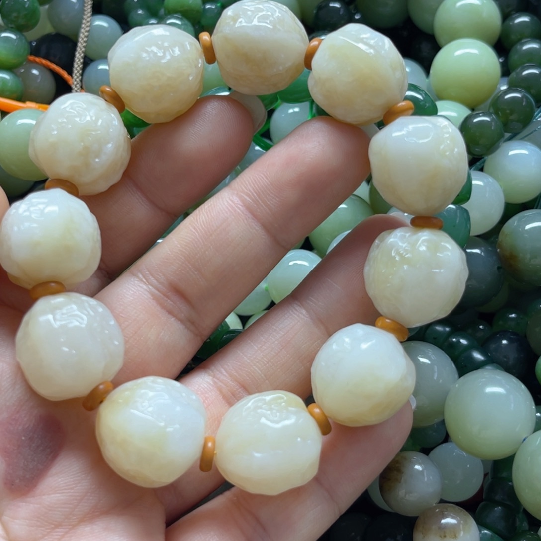 和田玉手链未镶嵌