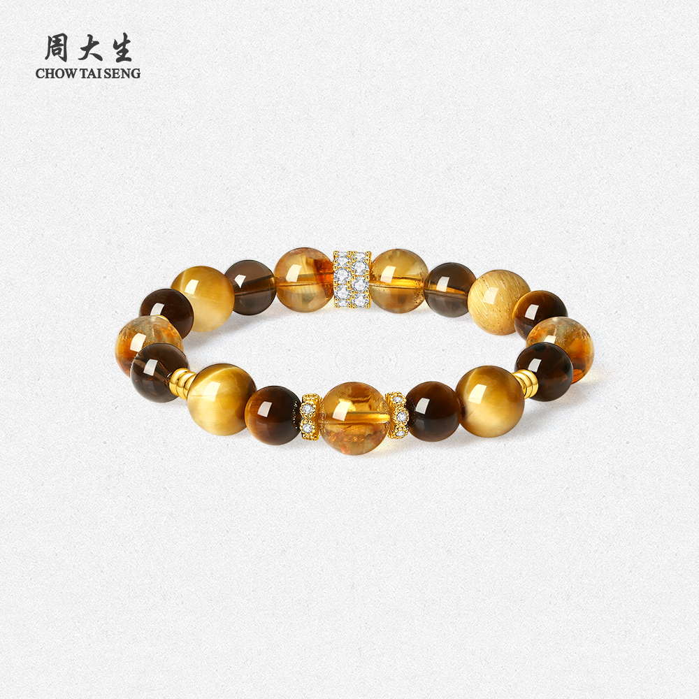 【新年礼物】周大生金霸大满贯水晶手串轻奢高级感礼物 S0W900357CH