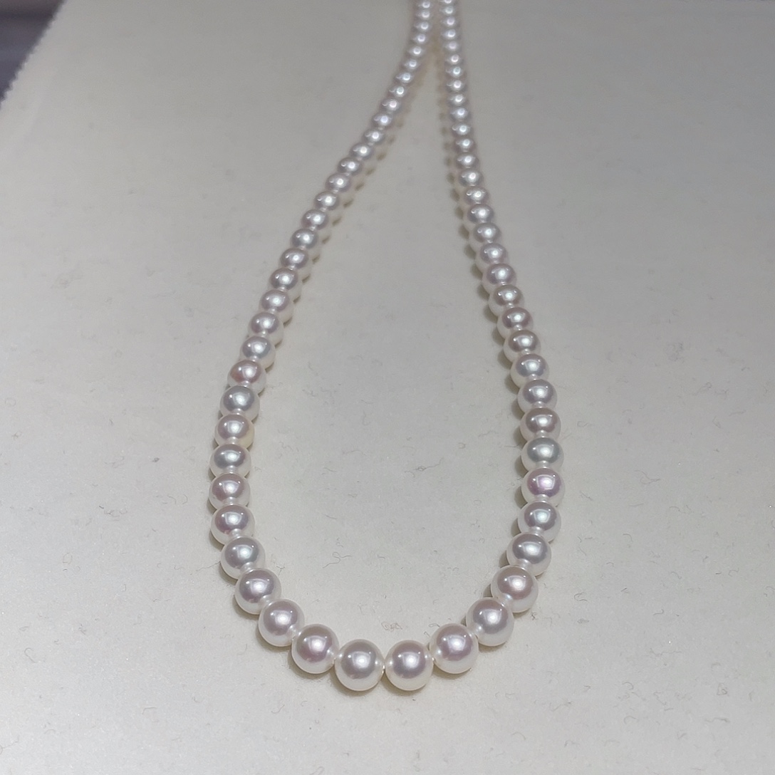 淡水珍珠颈饰银S925镶嵌